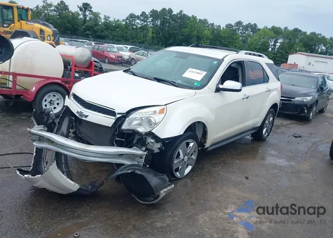 2014 Chevrolet Equinox Ltz z USA, uszkodzony, nr VIN 1GNALDEK8EZ116795